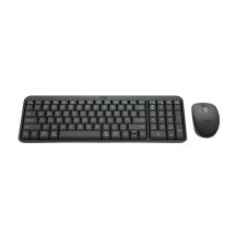 Logitech MK250 klawiatura RF Wireless + Bluetooth Amerykański międzynarodowy Grafitowy