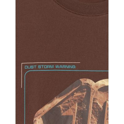 6. T-shirt regular z nadrukiem męski 4F 4FRSS26TTSHM4230-81S