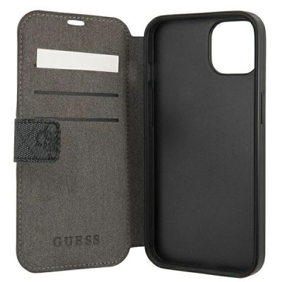 5. Etui Guess 4G Stripe na iPhone 13 mini - szare