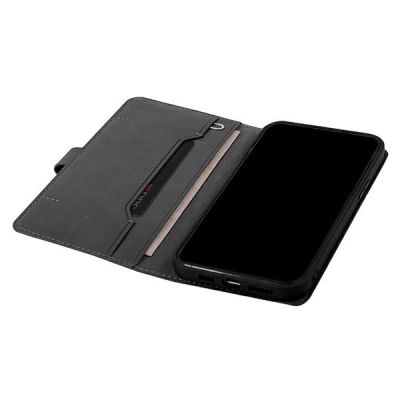 4. Etui Uniq Journa na iPhone 12 / iPhone 12 Pro - szare