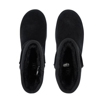 4. Buty damskie skórzane Solo Soprani Couture Hugh Platform czarne SSW421P05 01