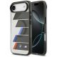 Etui BMW M IML Metal Buttons Tricolor Lines MagSafe na iPhone Air - szare