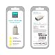 8. Adapter Joyroom S-H151 USB-C (męski) / USB-A (żeński) z oczkiem na smycz - srebrny