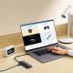 15. Baseus Lite Series wielofunkcyjny HUB USB Typ C - 2 x USB 3.0 / USB Typ C PD / HDMI 1,4 / SD/TF czarny (WKQX050101)