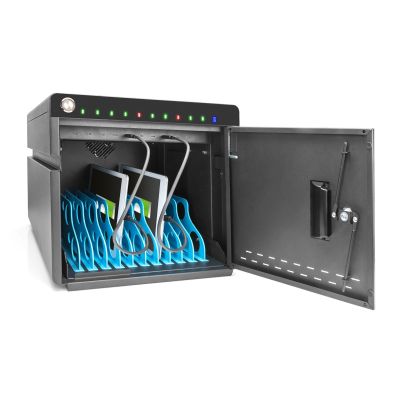 8. Digitus Mobilna desktopowa stacja ładowania do 10 notebooków/tabletów do 13 cala, UV-C, USB-C