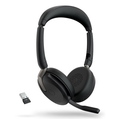 3. Słuchawki nauszne Jabra Evolve2 65 Flex UC Stereo Link380a