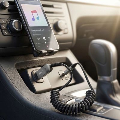 8. Adapter Bluetooth 6.0 Tech-Protect Ultraboost AU04 AUX - szary