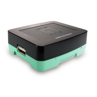 LevelOne FPS-1032 serwer druku Ethernet LAN Czarny, Zielony