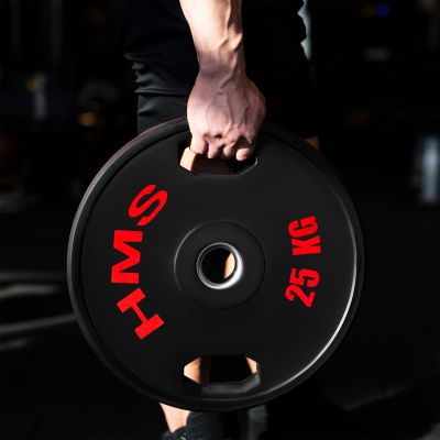 7. TOG25 2 x 25 KG TALERZ OLIMPIJSKI OGUMOWANY 2 x 25 KG HMS