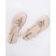 5. Ipanema Sandal Class sandały japonki damskie beżowe ze złotym