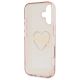 7. Etui Guess IML Heart na iPhone 16 - różowe