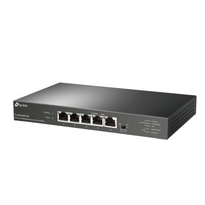 2. TP-Link TL-SG105PP-M2 łącza sieciowe Nie zarządzany Gigabit Ethernet (10/100/1000) Obsługa PoE Czarny