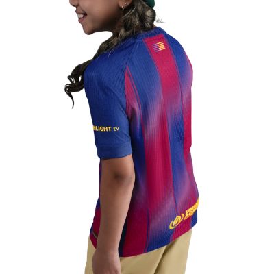 4. Koszulka dla dzieci Nike FC Barcelona 2025/26 Match Home granatowo-bordowa HJ5216 456