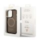 8. Etui Guess Gold Outline Translucent MagSafe na iPhone 14 Pro Max - czarne
