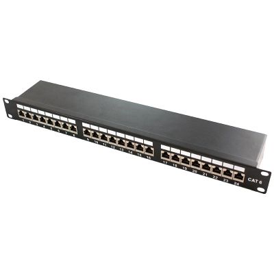 2. Patchpanel 19" 24P CAT 6a LogiLink