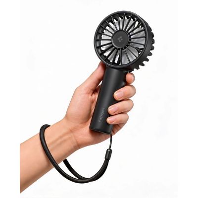 2. Mini wentylator Spigen A905 Mini Portable Handheld Fan - czarny