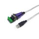 3. Equip 133387 kabel równoległy Szary 1,5 m USB Typu-A DB-9