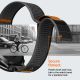 5. Pasek Spigen Athlex Air na Garmin QuickFit 22 mm - czarno-pomarańczowy