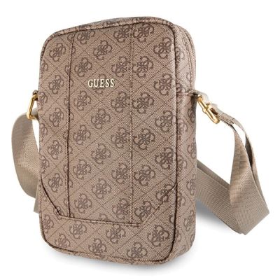 2. Torba Guess 4G Uptown na laptopa 10" - brązowa