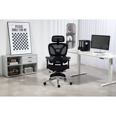 96. Activejet Fotel biurowy Ergonomiczny YK848 czarny