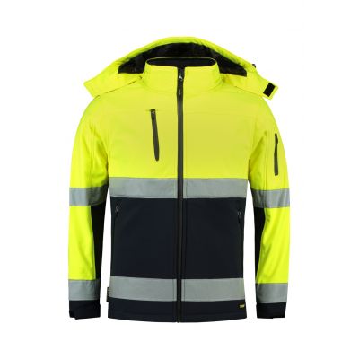 5. Kurtka Rimeck Bi-color EN ISO 20471 Softshell M MLI-T5297 fluorescencyjny żółty