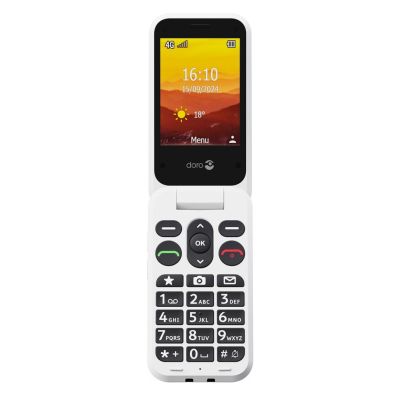 Doro Leva L20 7,11 cm (2.8") 132 g Czerwony, Biały Telefon funkcjonalny