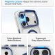 7. Etui Spigen Ultra Hybrid Optik S MagSafe na iPhone 18 Pro / 17 Pro - przezroczysto-granatowe