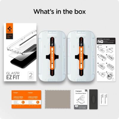 21. Szkło hartowane Spigen Glas.tR EZ Fit na iPhone 12 / iPhone 12 Pro - 2 szt.