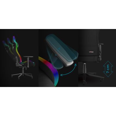 10. Fotel do gry GENESIS NFG-2247 - fotel dla gracza z obitym siedziskiem