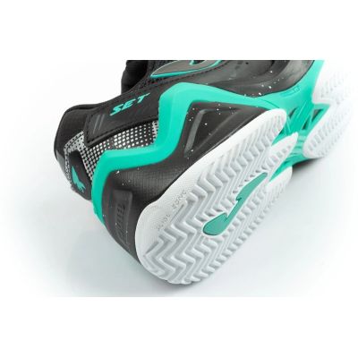 6. Joma buty męskie sportowe Set men 2601 czarne do tenisa wygodne