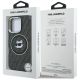 8. Etui Karl Lagerfeld IML Choupette Head Logo MagSafe na iPhone 16 Pro Max - czarne
