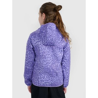 8. Kurtka softshell wiatroodporna membrana 5000 dziewczęca 4F 4FJRAW25TSOFF507-90A