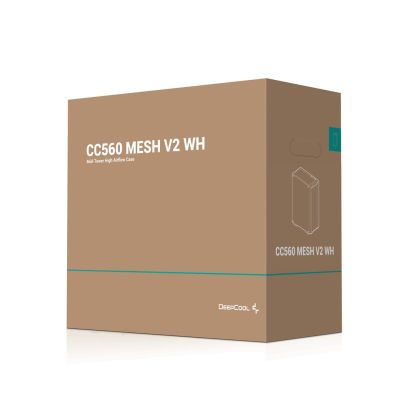 15. DeepCool CC560 MESH V2 WH Midi Tower Biały