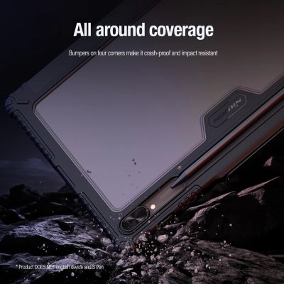 18. Etui Nillkin Bumper Leather Case Pro na Samsung Galaxy Tab S9+ - czarne