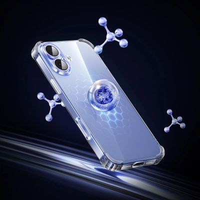 6. Etui Ugreen Bright Cushion CA101 na iPhone 16 Plus - przezroczyste