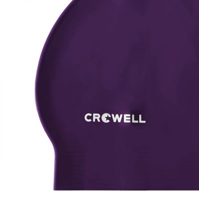 8. Czepek pływacki silikonowy Crowell Recycling Pearl czerwony kol.9