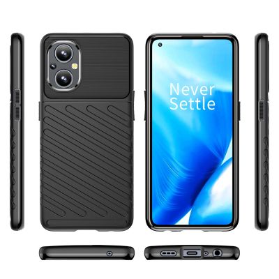 8. Thunder Case elastyczne pancerne etui pokrowiec OnePlus Nord N20 5G czarny