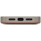 5. Etui UNIQ Lyden DS na iPhone 17 Pro Magclick Charging - pomarańczowo-szary