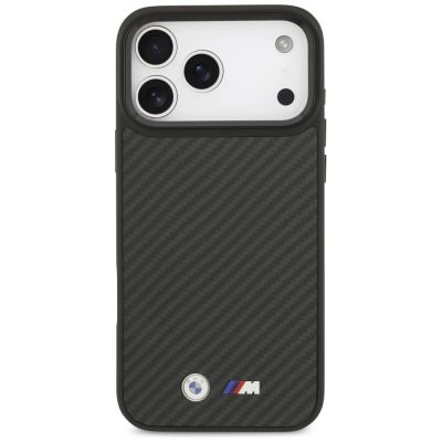 3. Etui BMW M Kevlar Matt MagSafe na iPhone 17 Pro Max - czarne