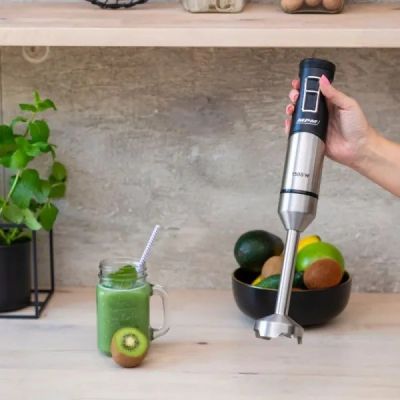 5. Blender ręczny MPM MBL-33M 1500W 9- stopniowa regulacja + TURBO
