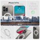 7. Etui Spigen Ultra Hybrid Mag z MagSafe na iPhone 14 Pro - przezroczysto-białe