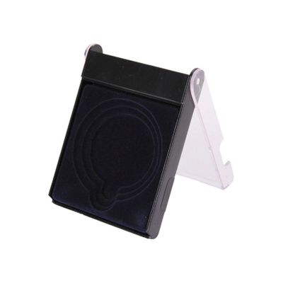 Etui  plastikowe na medal 70mm 116x84x18mm  niebiesk - A005B BK/BU