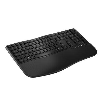 2. Klawiatura HP 680 Comfort Dual-Mode Keyboard Wireless/Bluetooth Black bezprzewodowa czarna 8T6L8AA