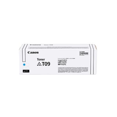 2. Canon T09 kaseta z tonerem 1 szt. Oryginalny Cyjan