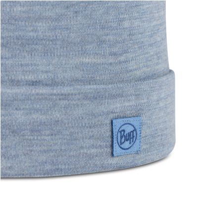 2. Czapka zimowa Buff Heavyweight Merino Wool Hat - solidight blue rozmiar: m
