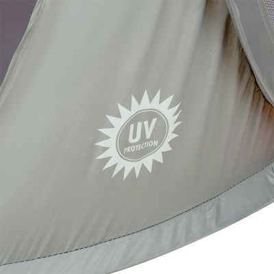 13. Namiot plażowy samorozkładający NILS CAMP NC3142 Czerwono-szary