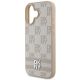 6. Etui DKNY Checkered Pattern & Printed Stripes na iPhone 16 - różowe