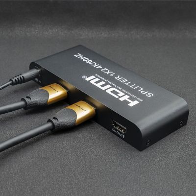 3. QOLTEC ROZDZIELACZ SPLITTER 2XHDMI 4KX2K | 6GB/S | 60HZ