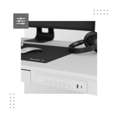 5. Biurko elektryczne MA-Leader 8.2 White