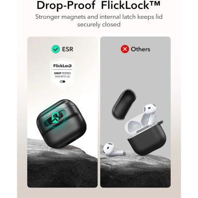 4. Etui ESR Pulse Halolock Magsafe na AirPods 4 - czarne